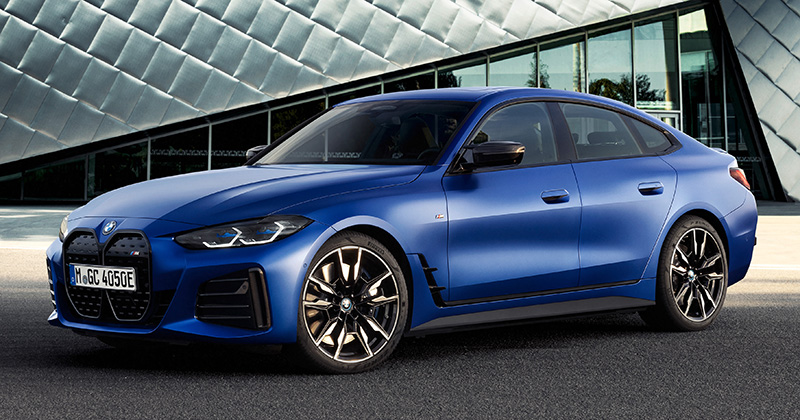 BMW i4 — ภาพรถจาก BMW manufacturer photographs via HeadLight Magazine