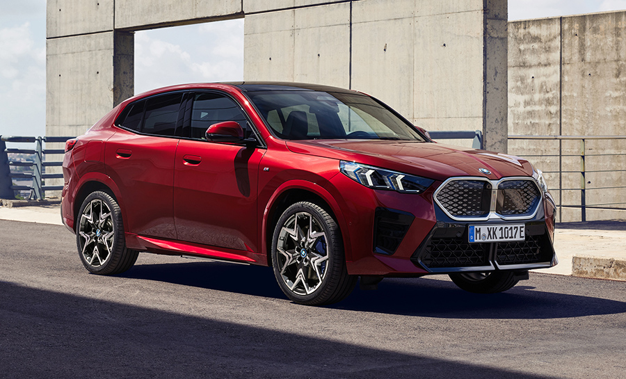 BMW iX2 — ภาพรถจาก BMW manufacturer image via HeadLight Magazine